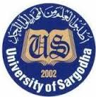 Sargodha University M.Ed Admission Schedule 2018