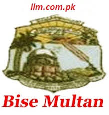 Multan Board HSSC Part 2 Question Papers and Keys 2018