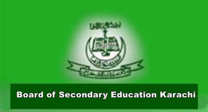 Karachi Board SSC Part I II Exams 2021 Fee Schedule