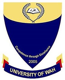 University of Wah BS BBA MS MBA PhD Admissions 2021