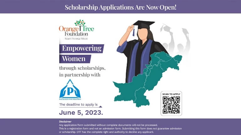OTF Scholarship for Female University Students 2023