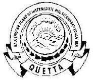 Quetta Board 9th Class Annual Exams 2024 Datesheet