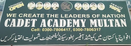 PAF Preparation admissions 2025 open in Cadet Academy Multan